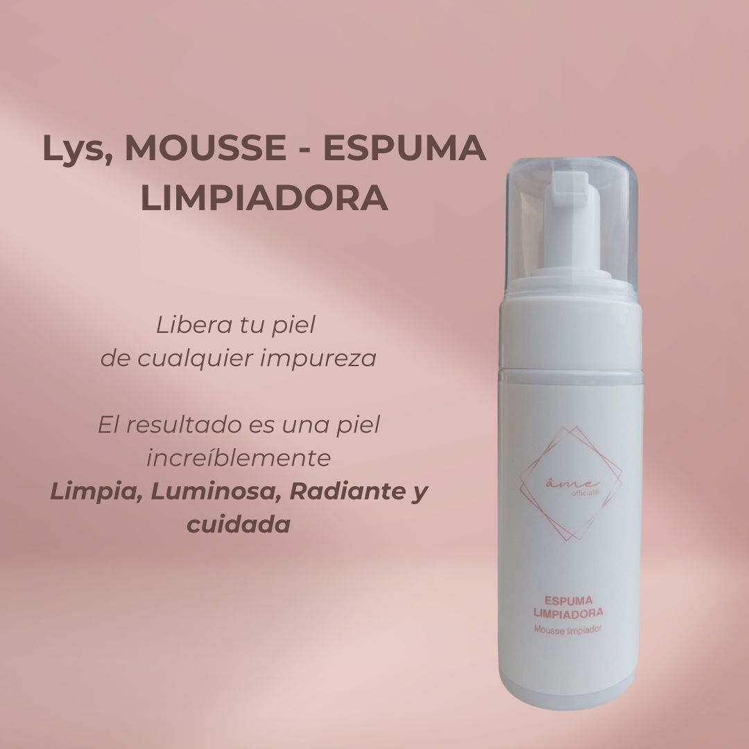 Limpiador suave y energizante. Tu piel se sentirá completamente limpia, ligera y suave.