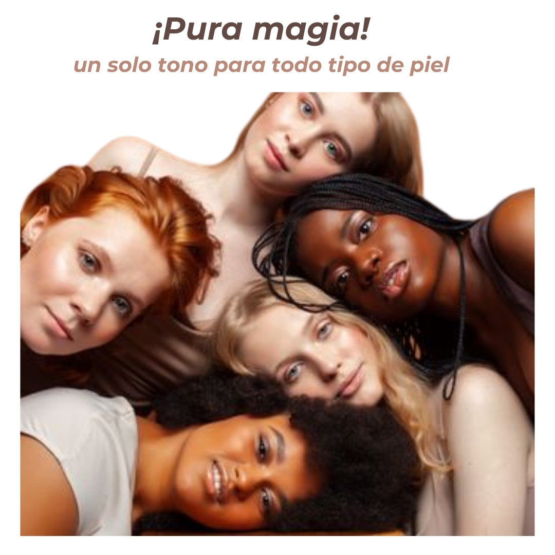 Textura de rápida absorción con un acabado seda, efecto buena cara. Sin trazas blancas. Protege tu piel y reduce los signos de la edad, con ácido Hialurónico, colágeno y jojoba. Apto para pieles grasas. Fórmula con y sin color. ¡Tu filtro perfecto para la vida real!