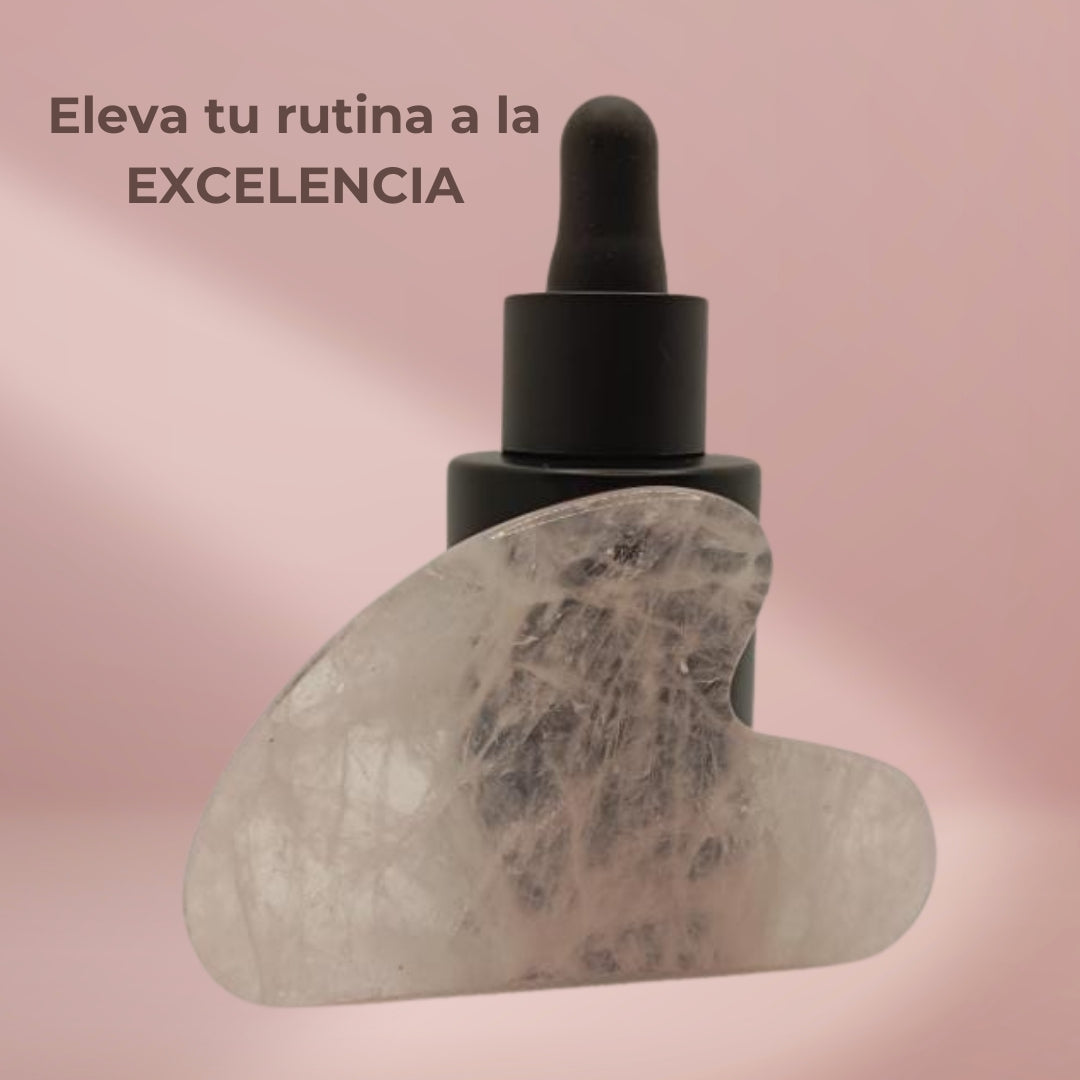 Una joya de la belleza oriental. Con su constante y refrescante temperatura, esta herramienta de masaje facial relaja, desinflama y mejora la circulación sanguínea en tu rostro, dejando tu piel más firme y tonificada.