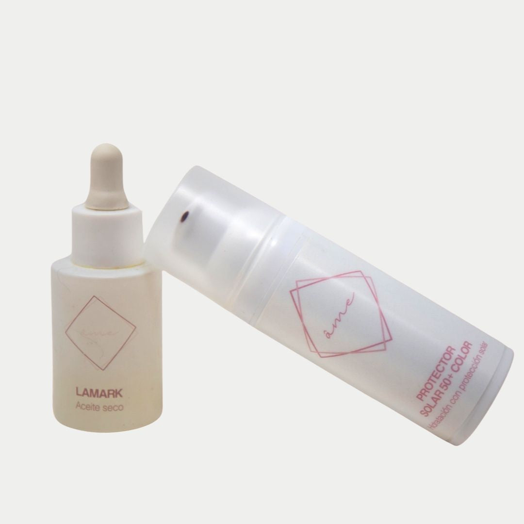 ¡Resaltará la belleza que vive en ti! 2 productos con 15 beneficios antiedad y antimanchas. 
Una rutina sencilla que te ayudará a nutrir, hidratar, proteger y fortalecer la barrera protectora de tu piel.